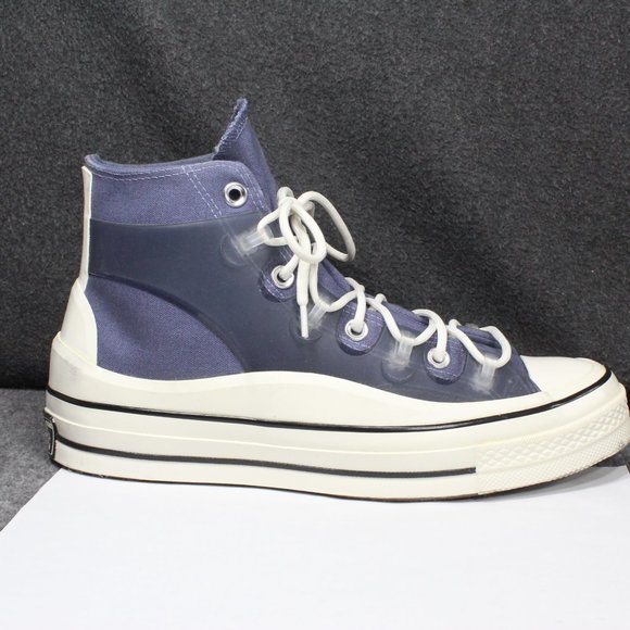 Converse Chuck 70 Utility High-Top Sneakers in Blue and White - Picture 7 of 11